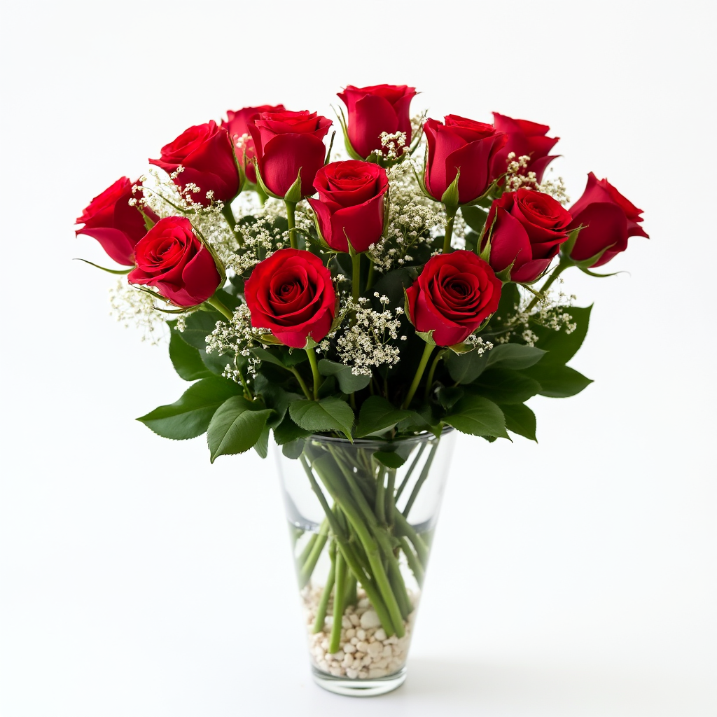 CAM FANUSTA 13 ADET GÜL